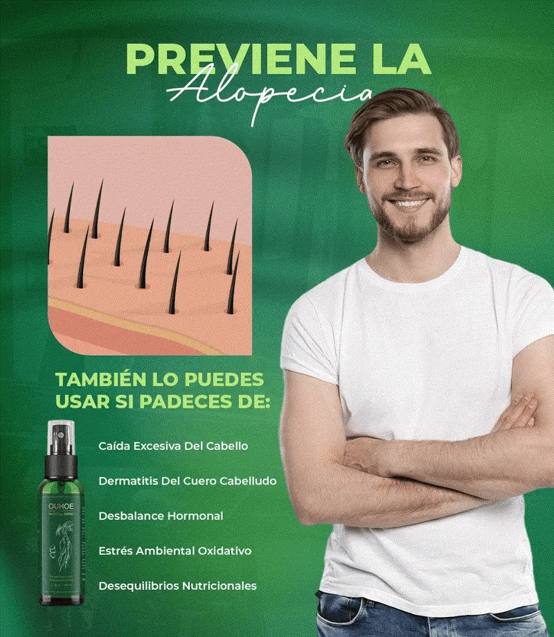 2x1 OUHOE CRECEPELO+ENVIO GRATIS